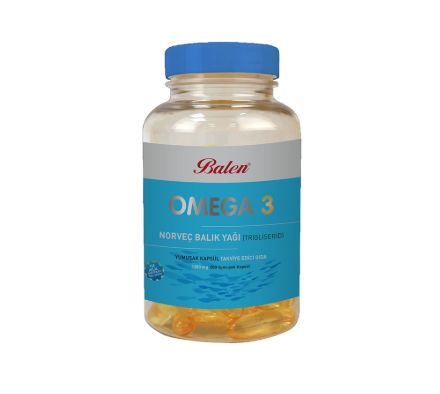 Balen Omega 3 Norveç Balık Yağı 1380 Mg 200 Kapsül (Trigliserid Form)