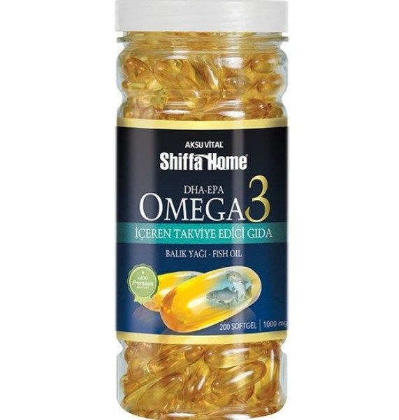 Shiffa Home Omega 3 6 9 Balık Yağı 200 Softgel