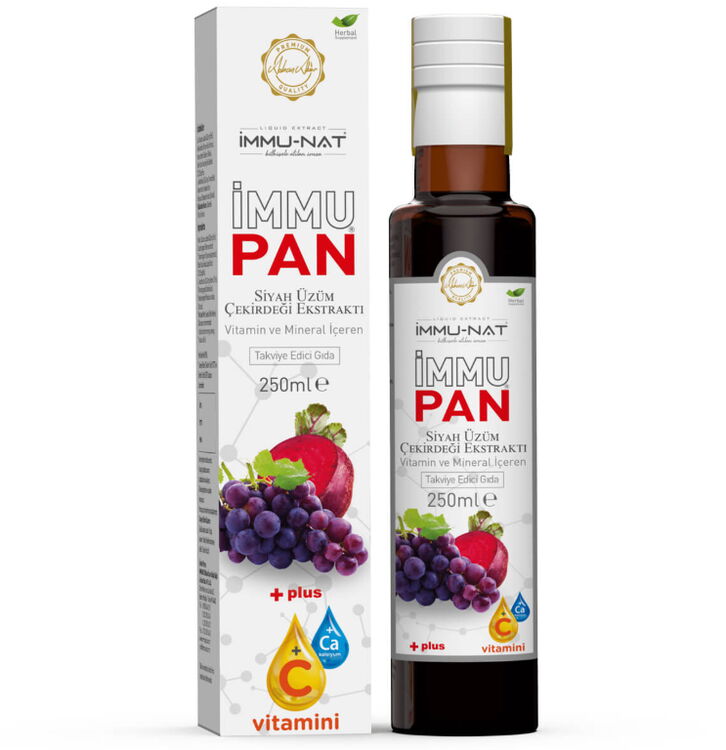 İmmu Pan Siyah Üzüm Çekirdeği 250ml
