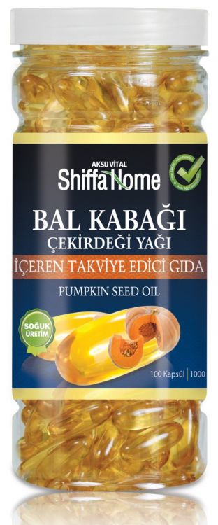 Bal Kabağı (Kabak) Çekirdeği Yağı 100 Softjel