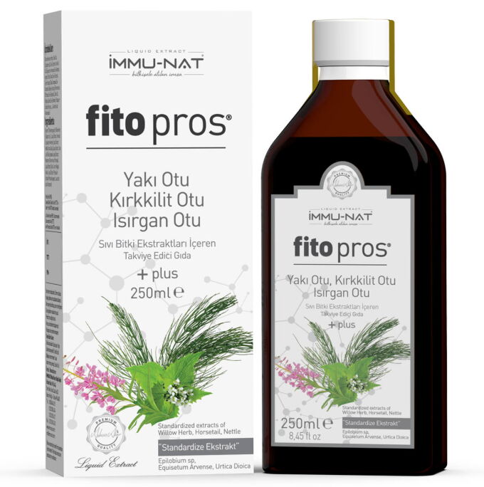 İmmunat fito pros Yakı otu Kırkkilit otu Isırgan otu Sıvı Ekstraktı 250 ml