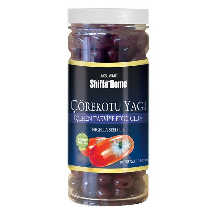 Shiffa Home Çörekotu Yağı 1000 mg 100 Softjel