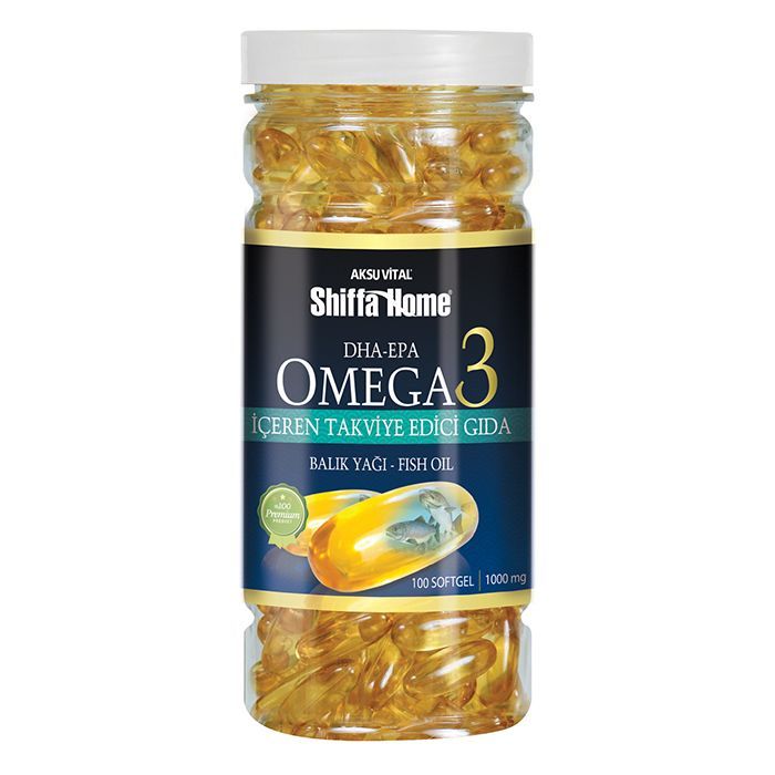 Shiffa Home Omega 3 Balık Yağı 1000 mg 100 Softjel