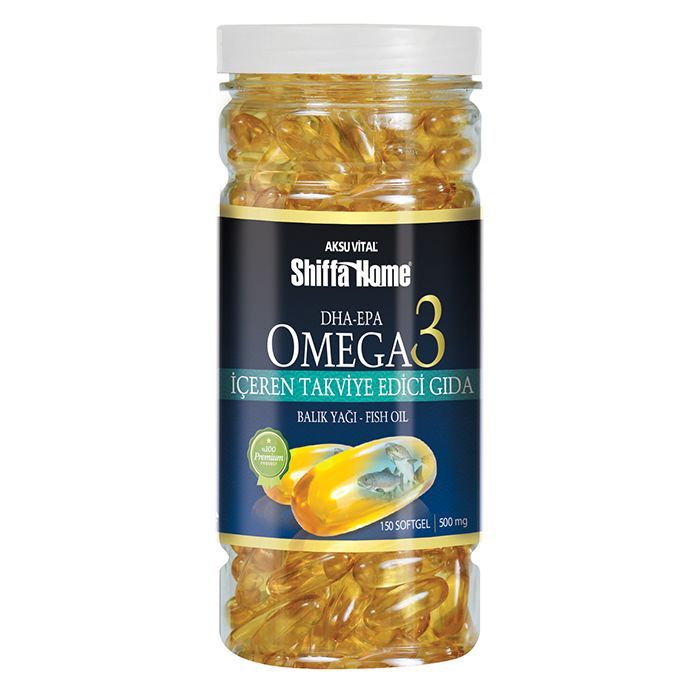 Shiffa Home Omega 3 Balık yağı 500 mg 150 Softjel