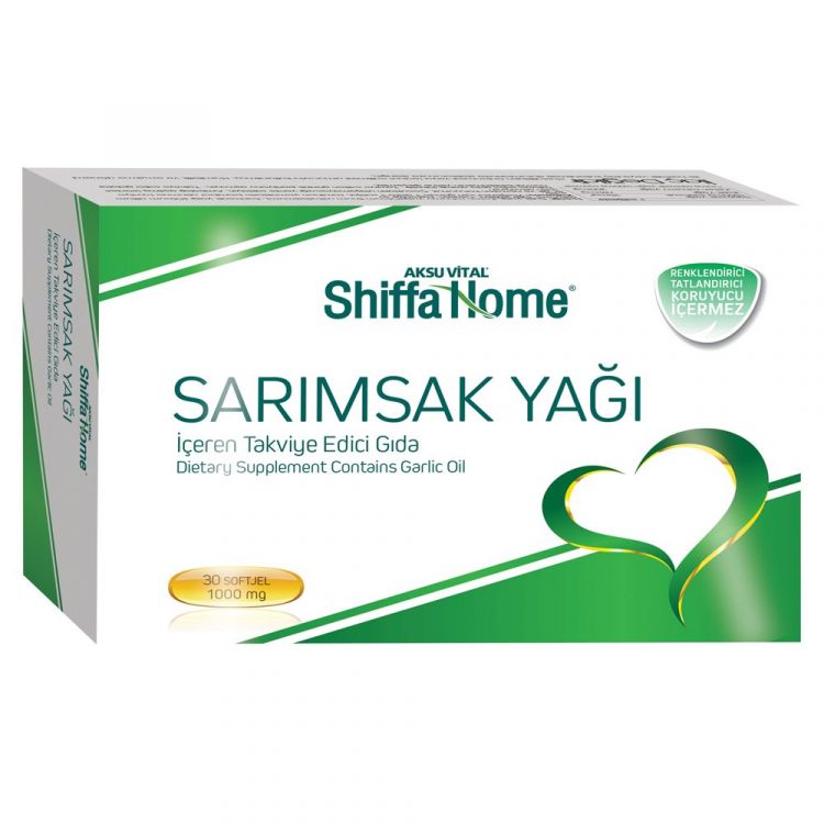 Shiffa Home Sarımsak Yağı 30 Softjel
