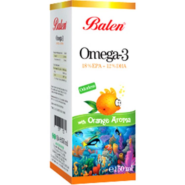 Balen Omega 3 Portakal Aromalı Balık Yağı 100ml