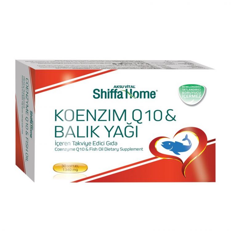 Shiffa Home Koenzim Q10 BalıkYağı 30 Softjel