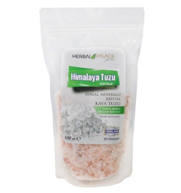 Herbal Palace Pembe Taneli Himalaya Tuzu 500 Gr