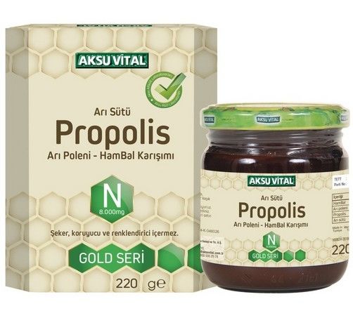 Aksu Vital Propolisli Arı Sütü (N) 8.000 Mg 220 G