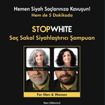  StopWhite Anında Saç Siyahlaştırıcı Şampuan Seti 400 ML X 2 SET