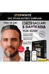  StopWhite Anında Saç Siyahlaştırıcı Şampuan Seti 400 ML X 3 SET