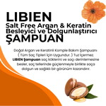  LIBIEN Salt Free Argan & Keratin Shampoo 200 ML Besleyici ve Dolgunlaştırıcı Şampuan